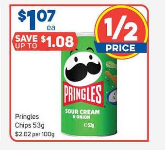 Foodland Pringles Chips 53g offer
