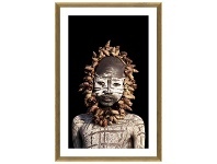 LivingStyles "African Boy" Framed Canvas Wall Art, 120cm offer