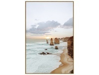 LivingStyles "Twelve Apostles" Framed Canvas Wall Art, 120cm offer