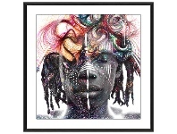 LivingStyles "Dreamtime Dreaming" Framed Canvas Wall Art, 100cm offer