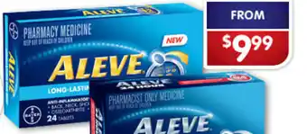 Alliance Pharmacy Aleve 12 Hour 220mg 24 Tablets offer