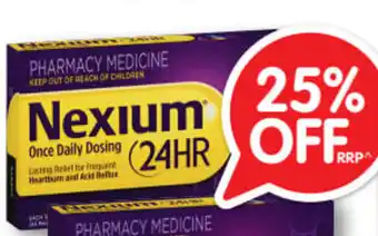 Alliance Pharmacy Nexium 24Hr Heartburn Relief 7 Tablets offer