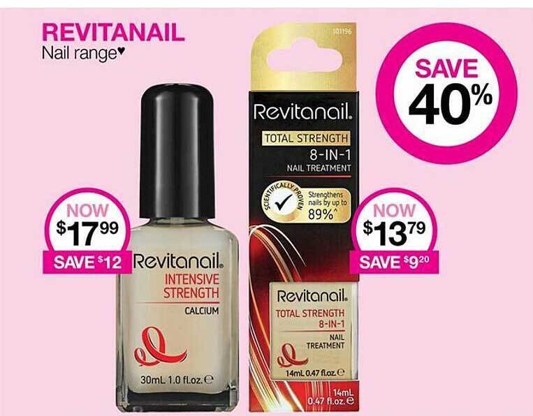 Revitanail Nail Range offer at Priceline