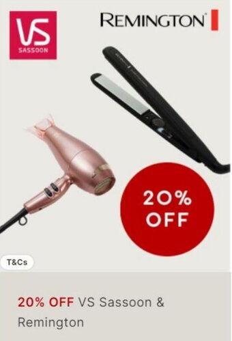 Target VS Sassoon & Remington offer