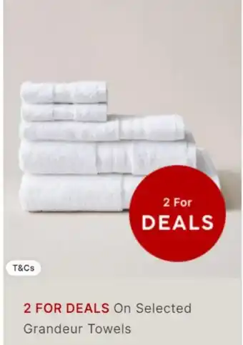 Target 2 for Deals On Selected Grandeur Towels offer