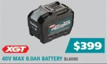 United Tools XGT 40V Max 8.0AH Battery BL4080 offer