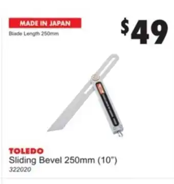 United Tools Toledo Sliding Bevel 250mm (10") 322020 offer