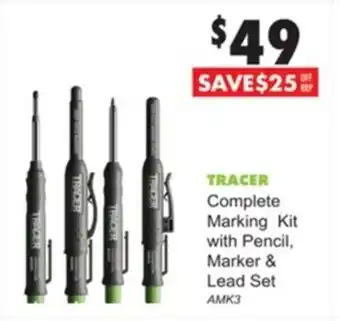 United Tools Tracer Complete Marking Kit With Pencil, Marker & Lead Set AMK3 offer