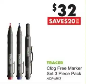 United Tools Tracer Clog Free Marker Set 3 Piece Pack ACF-MK3 offer