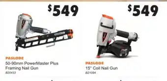 Paslode 50-90mm PowerMaster Plus Framing Nail Gun B20433