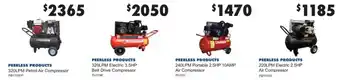 Peerless Products 220LPM Electric 2.5HP Air Compressor PB14000