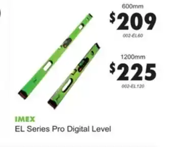 Imex EL Series Pro Digital Level 60mm 002-EL60