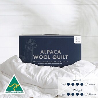 Pillow Talk 350gsm Alpaca/Wool Quilt by M.U.S.E. offer