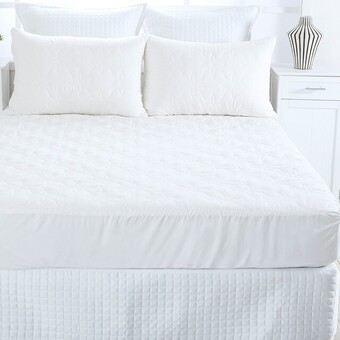 Pillow Talk Penthouse Cotton Mattress Protector by Hilton offer