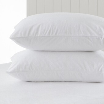 Pillow Talk Eco Living Bamboo Waterproof Pillow Protector by Hilton offer