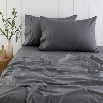 Pillow Talk Cotton Rich Sheet Set by Linen House offer