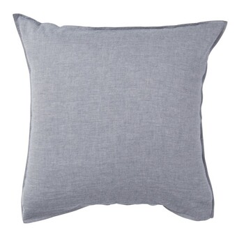 Pillow Talk Java Light Blue Washed European Pillowcase by Habitat offer