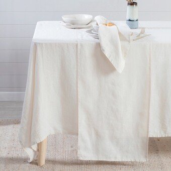 Pillow Talk Alamosa Natural Table Linen by M.U.S.E. offer