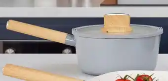 Coles Culinex Marble Ceramic Non-Stick Induction Saucepan 20cm offer