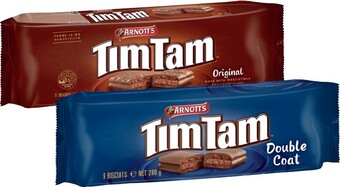 IGA Arnott's Chocolate Tim Tam Biscuits 165-200g Selected Varieties offer
