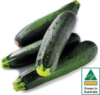 IGA Australian Green Zucchini offer