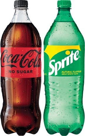 IGA Coca-Cola, Sprite, Fanta, Lift or Mount Franklin Lightly Sparkling Water 1.25 Litre Selected Varieties offer