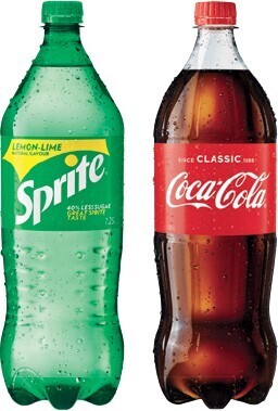 IGA Coca-Cola, Sprite, Fanta or Mount Franklin Lightly Sparkling Water 1.25 Litre Selected Varieties offer