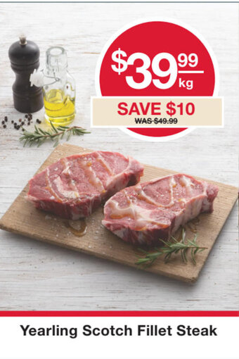 Yearling Scotch Fillet Steak