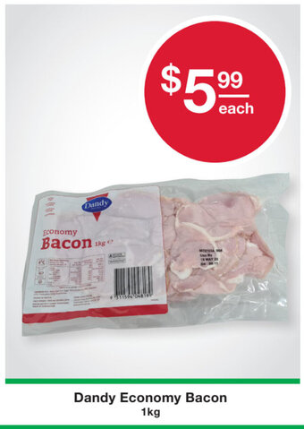 Australian Butchers Store Dandy Economy Bacon 1kg offer