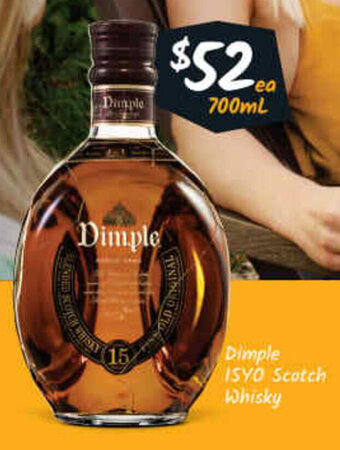 Cellarbrations Dimple 15YO Scotch Whisky 700ml offer