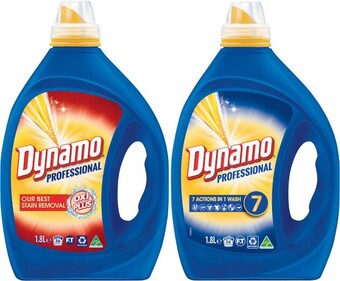 Coles Dynamo Professional Laundry Liquid 1.8 Litre offer