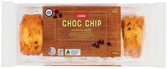 Coles Coles Muffin Bars 10 Pack 420g offer