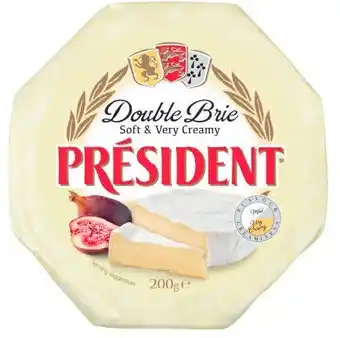 Coles President Double Brie or Camembert 200g offer