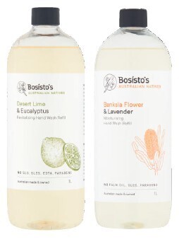 Coles Bosisto’s Hand Wash Refill 1 Litre offer