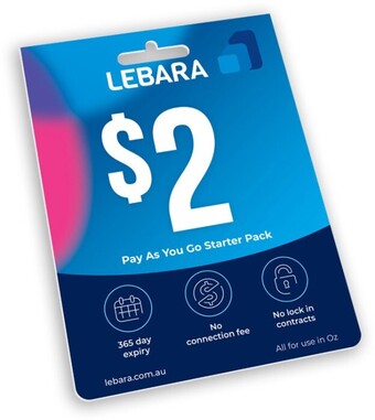Coles Lebara $2 Starter Pack offer