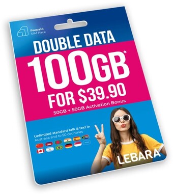Coles Lebara $39.90 Starter Pack offer