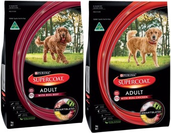 Coles Supercoat Dry Dog Food 3kg offer