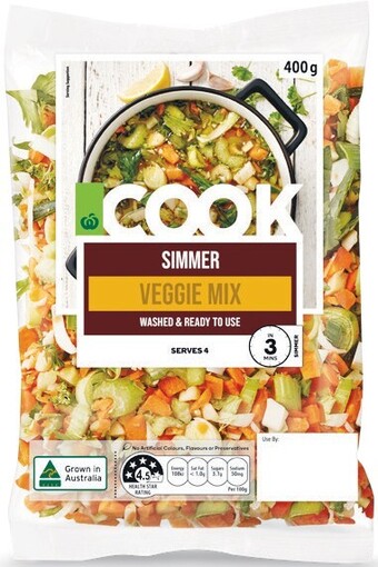 Woolworths Woolworths COOK Simmer Veggie Mix 400g offer