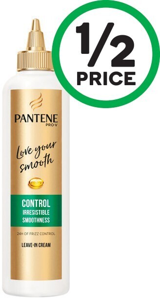 Woolworths Pantene Frizz Control Smoothing Leave-in Hair Cream 270ml offer