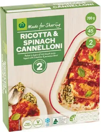 Woolworths Woolworths Family Meals 700-800g – From the Freezer offer