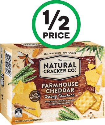 Woolworths Natural Cracker Company Crackers 160g offer