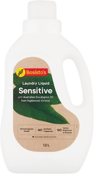 Woolworths Bosisto’s Sensitive Laundry Liquid 1.2 Litre offer