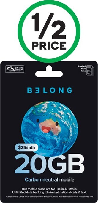 Belong $25 SIM Starter Kit#
