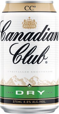 Woolworths Canadian Club & Dry Cans 10x375ml offer