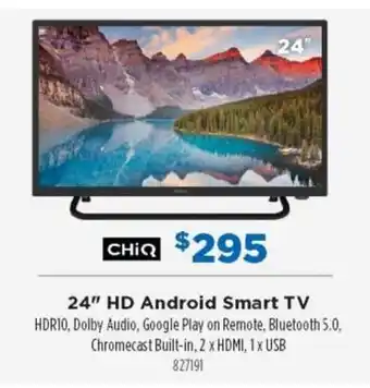 Betta Chiq 24" HD Android Smart TV 827191 offer