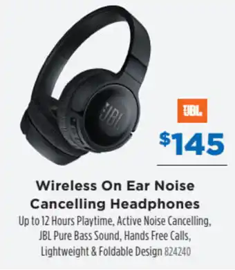 Betta JBL Wireless On Ear Noise Cancelling Headphones 824240 offer