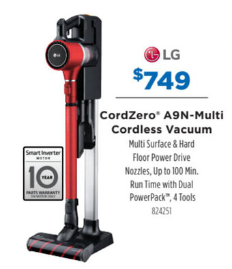 Betta Lg CordZero A9N-Multi Cordless Vacuum offer