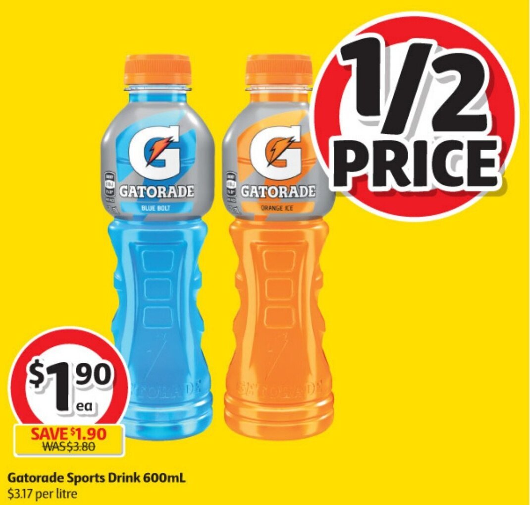 Gatorade Sports Drink 600mL offer at Coles