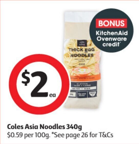 Asia Noodles 340g offer at Coles