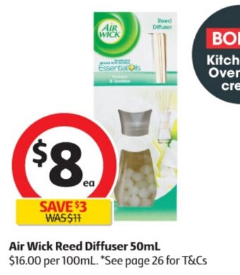 Coles Air Wick Reed Diffuser 50mL offer